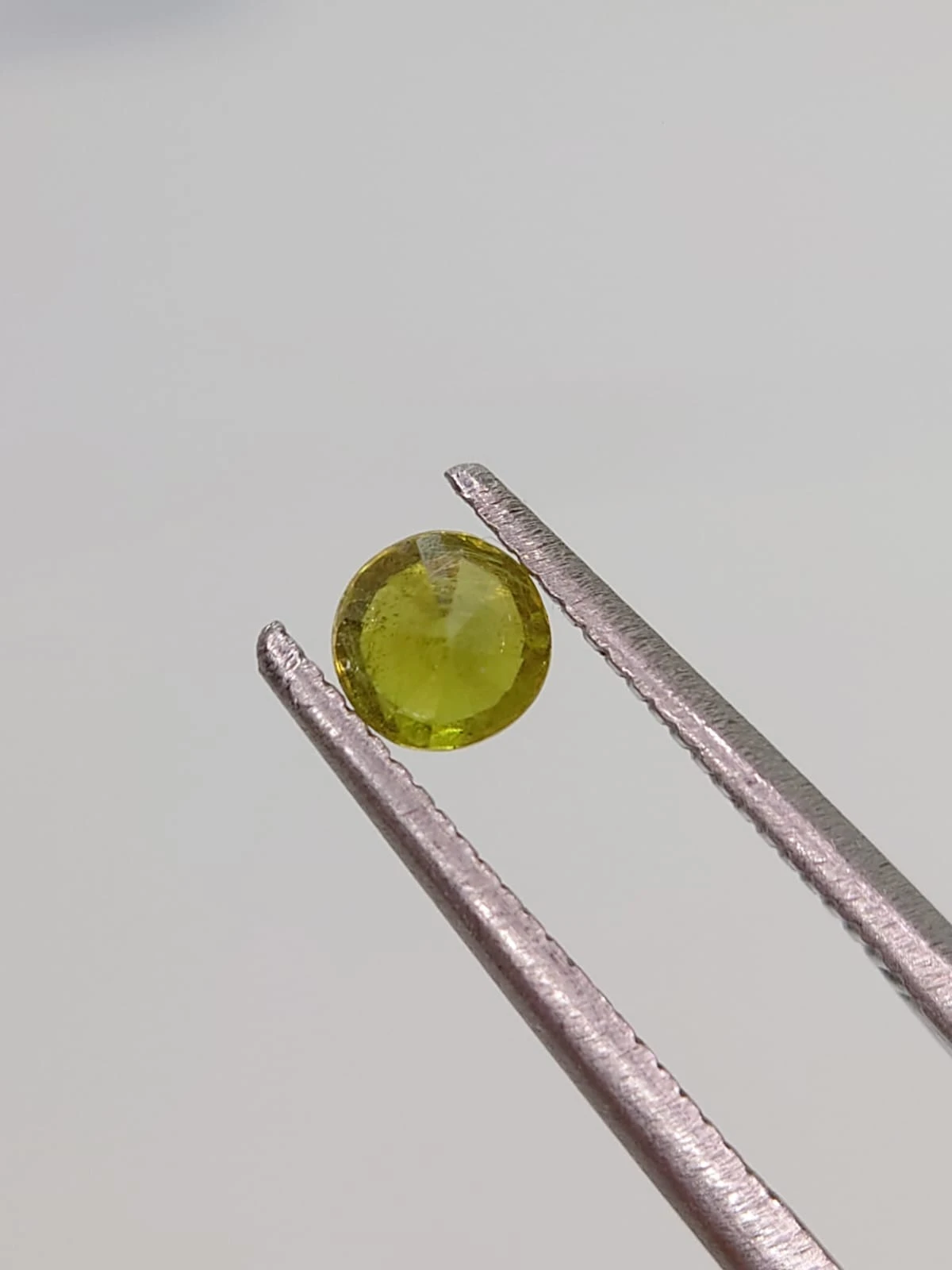 0.32ct Natural Round Demantoid Garnet From Pakistan — view 5